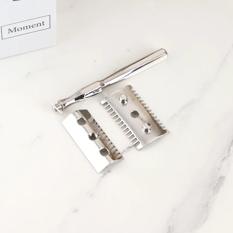 Yaqi Pagoda Mirabilis Stainless Steel Safety Razor for Men Safety Razor Zpaxo
