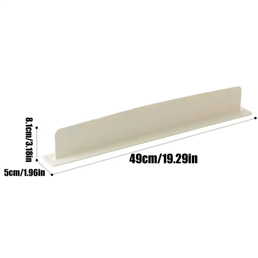 Silicone Sink Splash Guard – Water Barrier for Kitchen & Bath Sink Splash Guard Zpaxo Beige 1PC