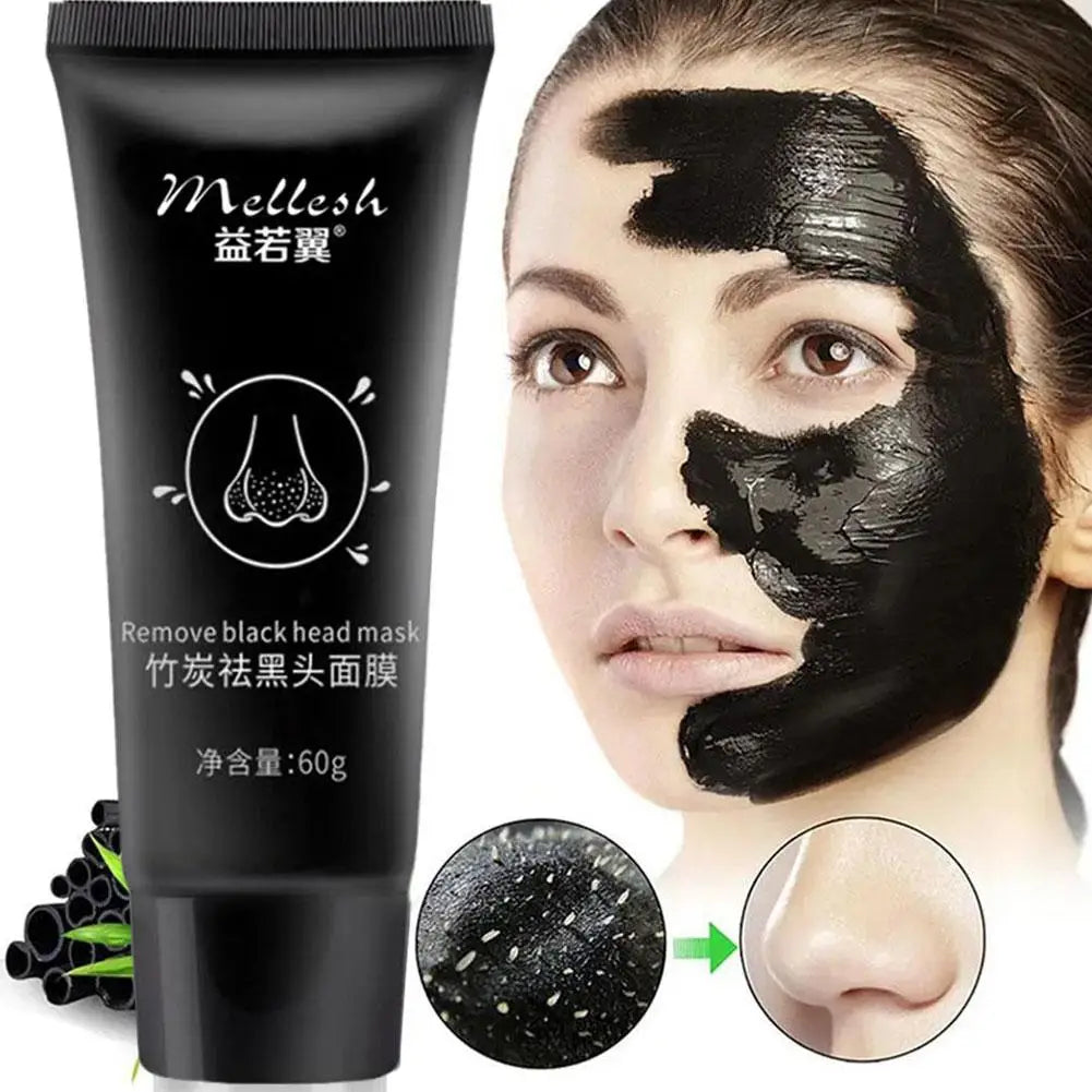 Bamboo Charcoal Blackhead Removal Peel-Off Face Mask 60g Peel-Off Face Mask Zpaxo
