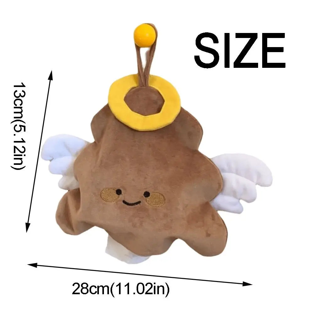 Creative Hanging Napkin Holder Zipper Closure Hangable Tissue Case Zpaxo