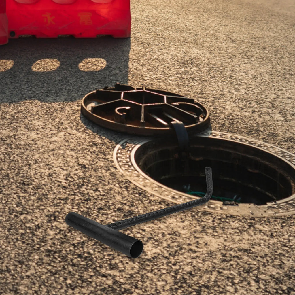 Heavy Duty T Shaped Hook Manhole Cover Lifting Stainless Steel