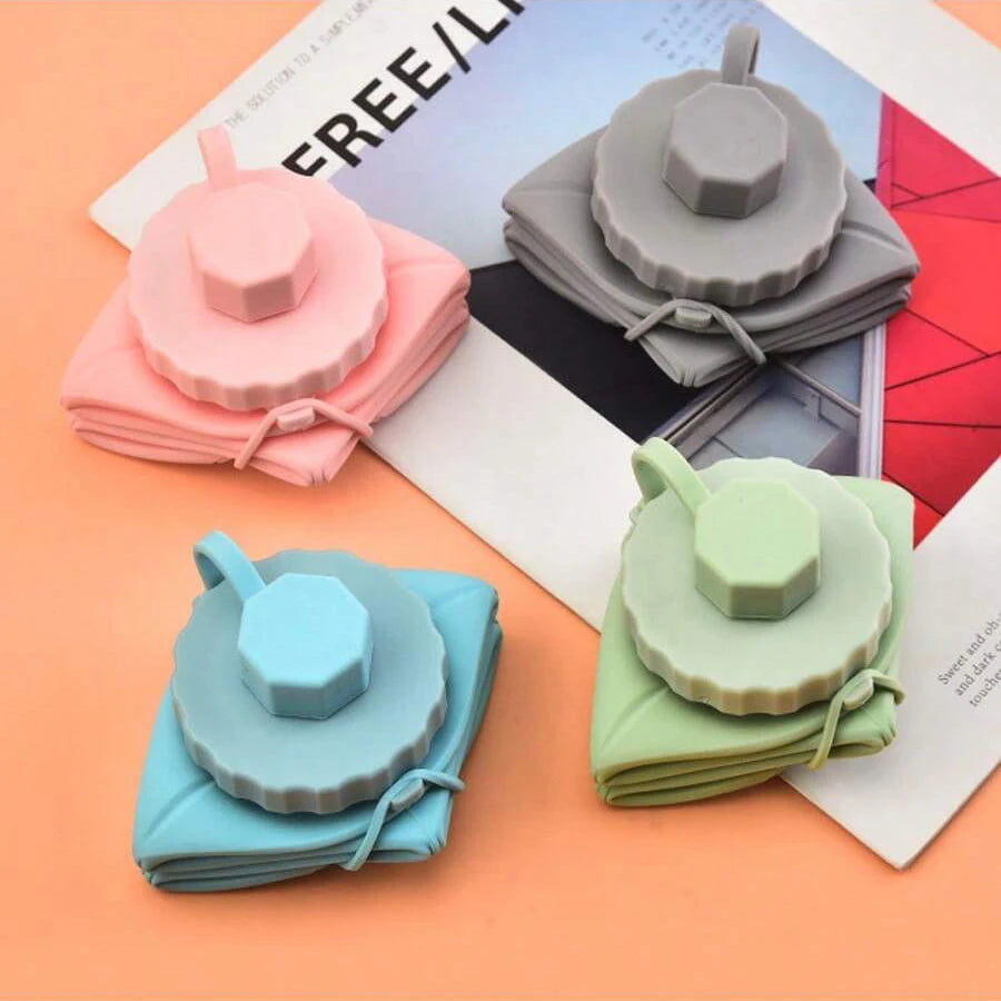 1Pc 600mlLarge Collapsible Silicone Cup-Portable Travel Water Bottle for Outdoor, Food-Grade with Fresh Colors, Foldable Design Zpaxo