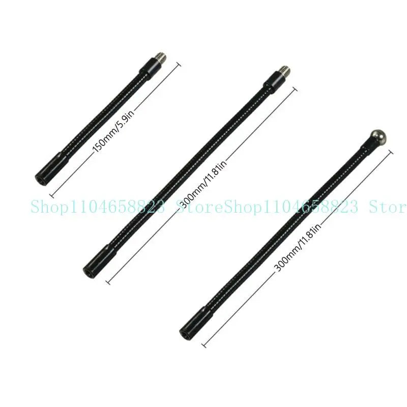 Flexible Gooseneck Arm Metal Hose 3 Male Female Thread DSLR Tripod Zpaxo