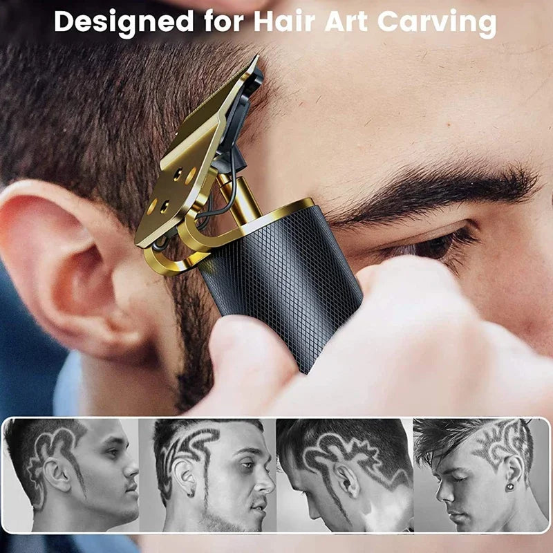 Professional T9 Hair Clipper For Mens USB Fast Rechargeable Beard Care Tools Provide Comfortable Precise Shaving Hair Trimmer Zpaxo