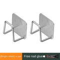 2pcS Stainless Steel Sink Sponge Rack For Sponge Steel Wire Ball Draining Paste The Inner Wall Of The Sink Kitchen Supplies Zpaxo white2pcs
