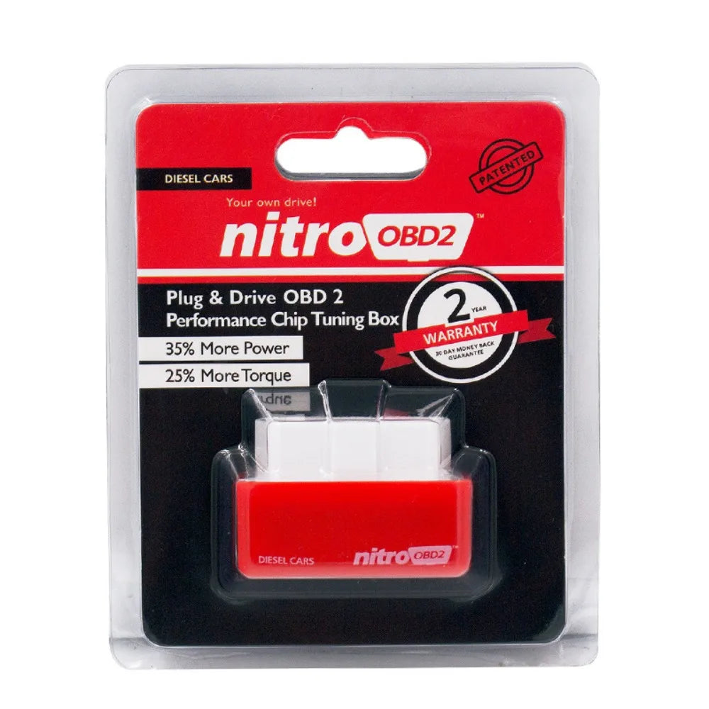 Economic OBD2 Car Fuels Saver Smart Optimizer Plug Drive Performance Zpaxo Red