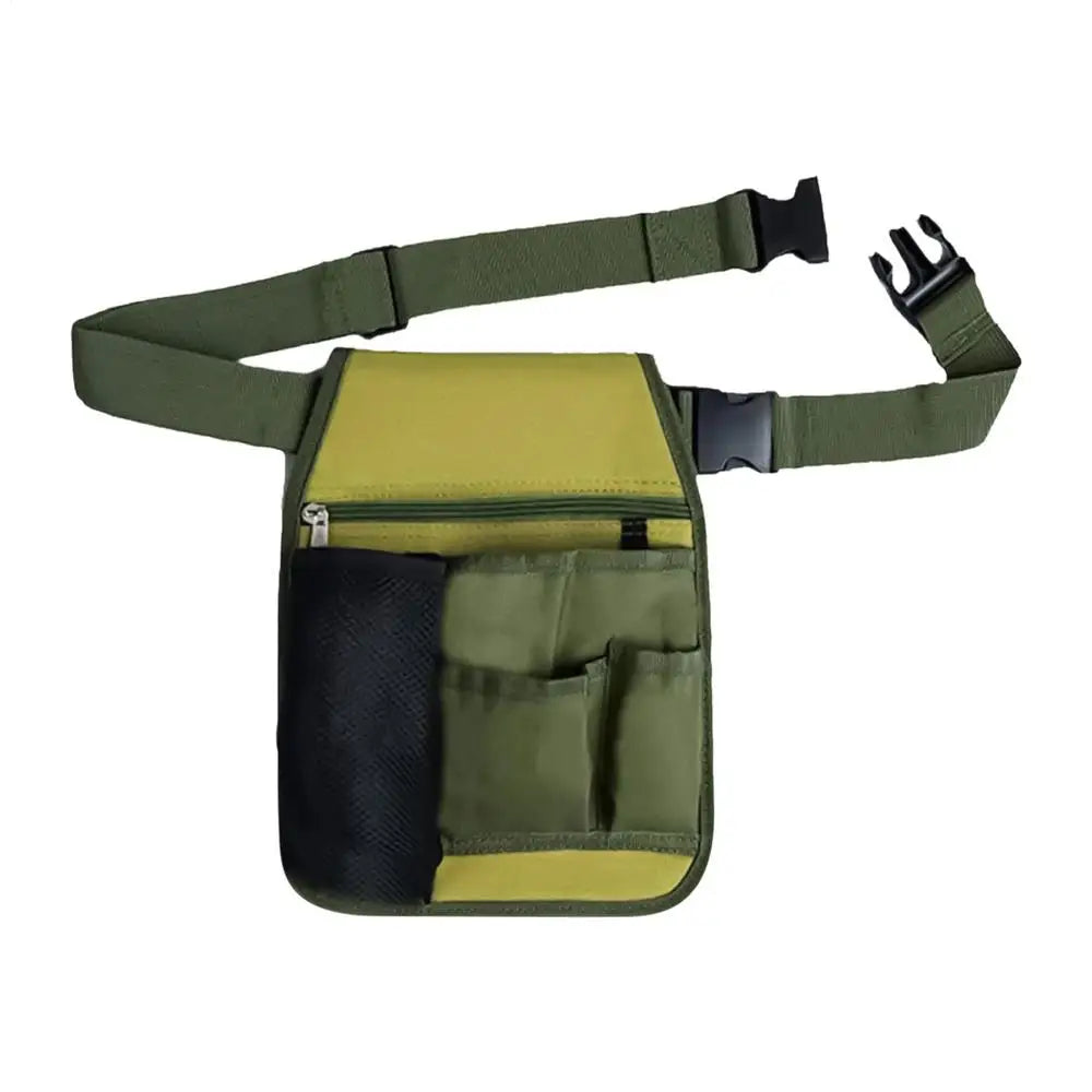 Garden Tool Belt Adjustable Unisex Multiple Pockets Multifunctional Pouch Men Tool Belts for Planting Harvesting Pruning Floral Zpaxo China Mainland A