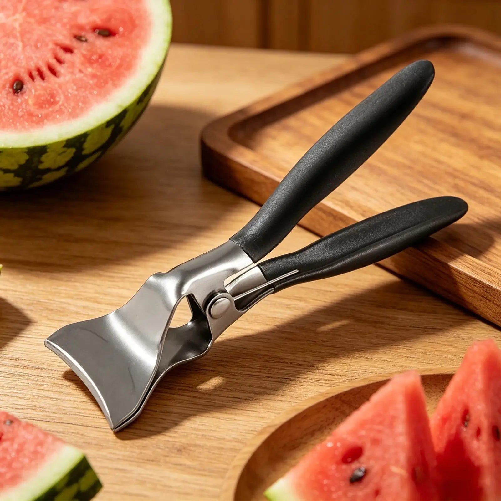 Stainless Steel Watermelon Opener & Fruit Splitter Slicer Fruit Slicer Tool Zpaxo