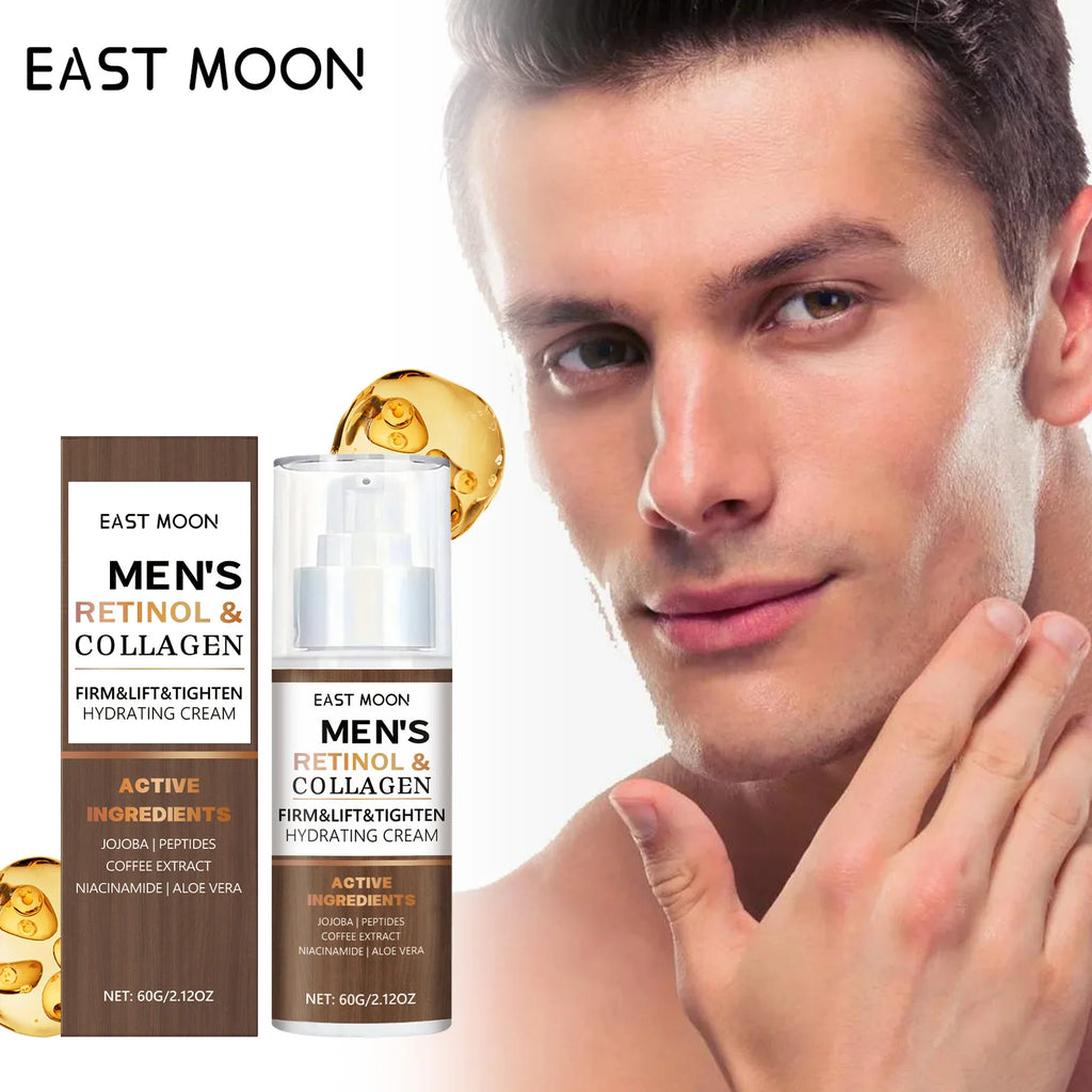 Men's Retinol Collagen Moisturizer Anti-aging Face Cream Help Reduce Zpaxo