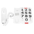 Big Button Phone Wired Landline Easy Read Buttons Loud Ringtones