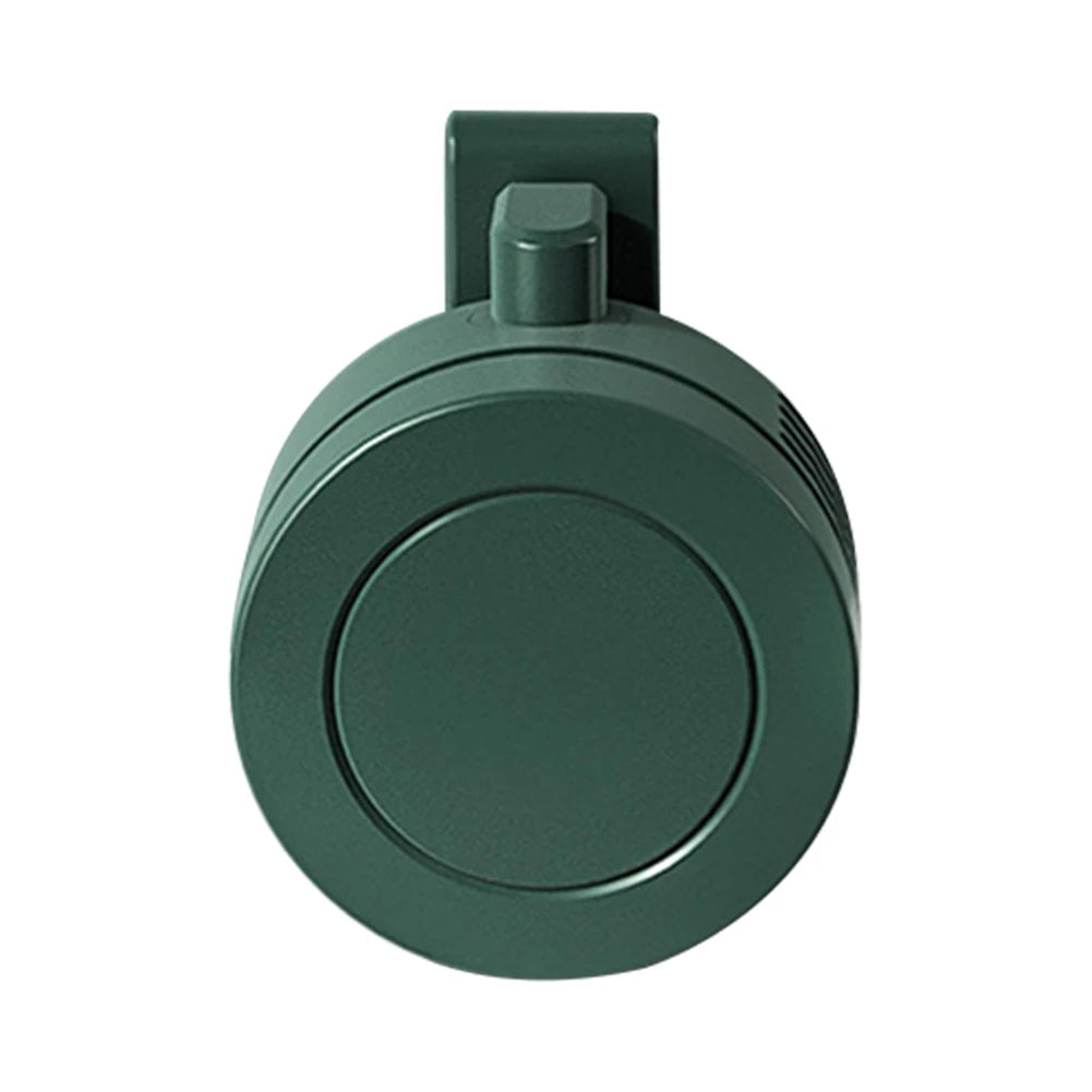 Portable Fan Mini Handheld Rechargeable Bladeless Electric Fan Clip Waist Fan Whirlwind Fan for Outdoor Ventilation Desktop Smal Zpaxo B