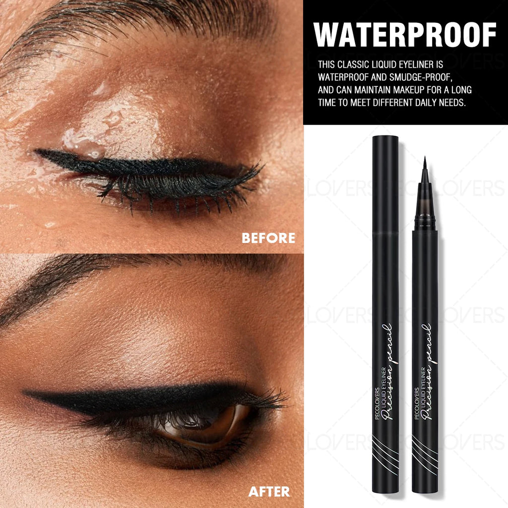 Smooth Liquid Eyeliner Tip-resistant Waterproof Quick-drying Soft Zpaxo