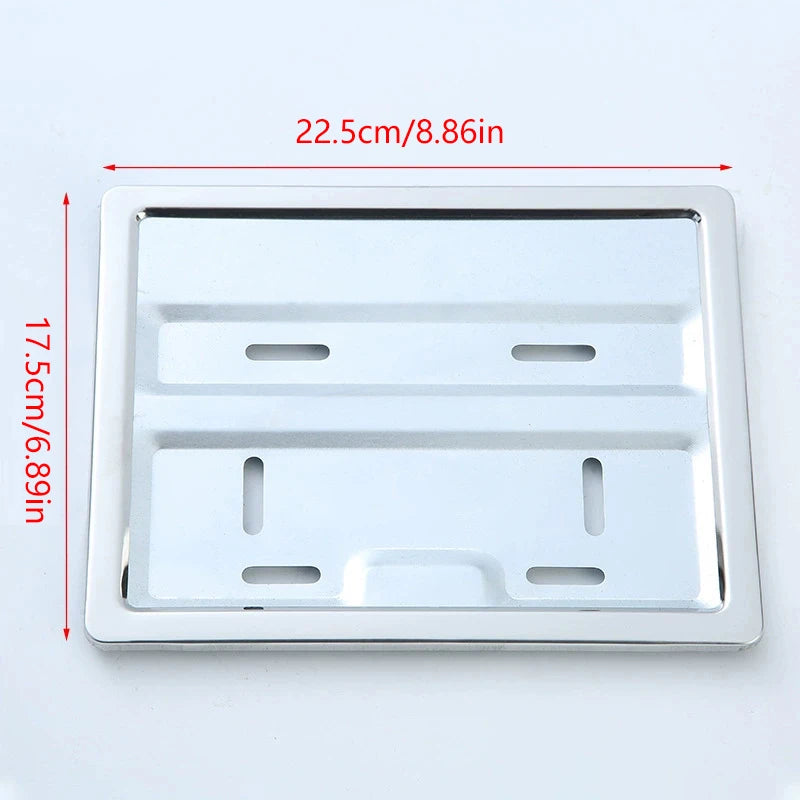 Stainless Steel Motorcycle License Plate Frame – Thailand Design