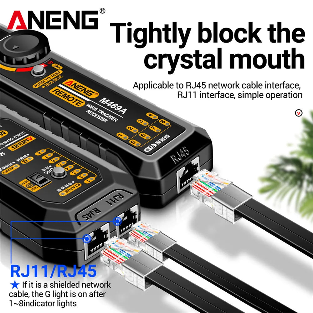 ANENG M469A Smart Network Cable Tester Wire Tracker Receiver Repair