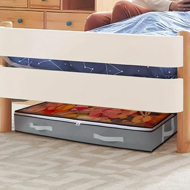 The Thickened Large-sized Storage Box Under The Bed Can Hold Clothes, Quilts, And Non-woven Fabric Bags For Storage Zpaxo
