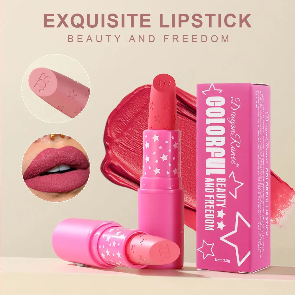 Lipstick Matte Versatile Waterproof Lip Gloss Long-Lasting Whitening Lip Mud Non-Fading Non-Stick Lip Gloss Zpaxo