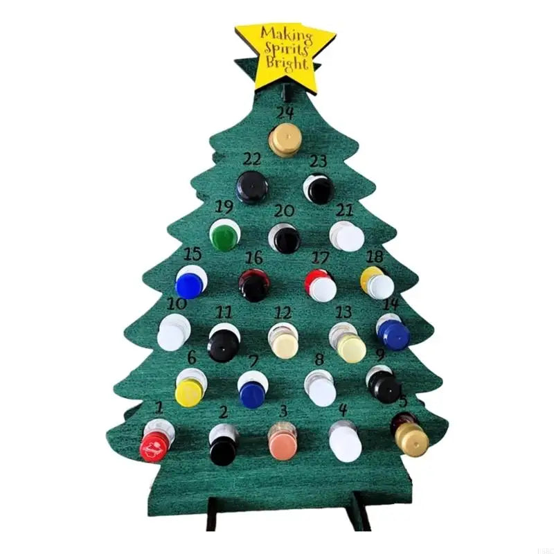 Christmas Count Down Calendar Natural Design Accommodates 24 Zpaxo for Olive China Mainland