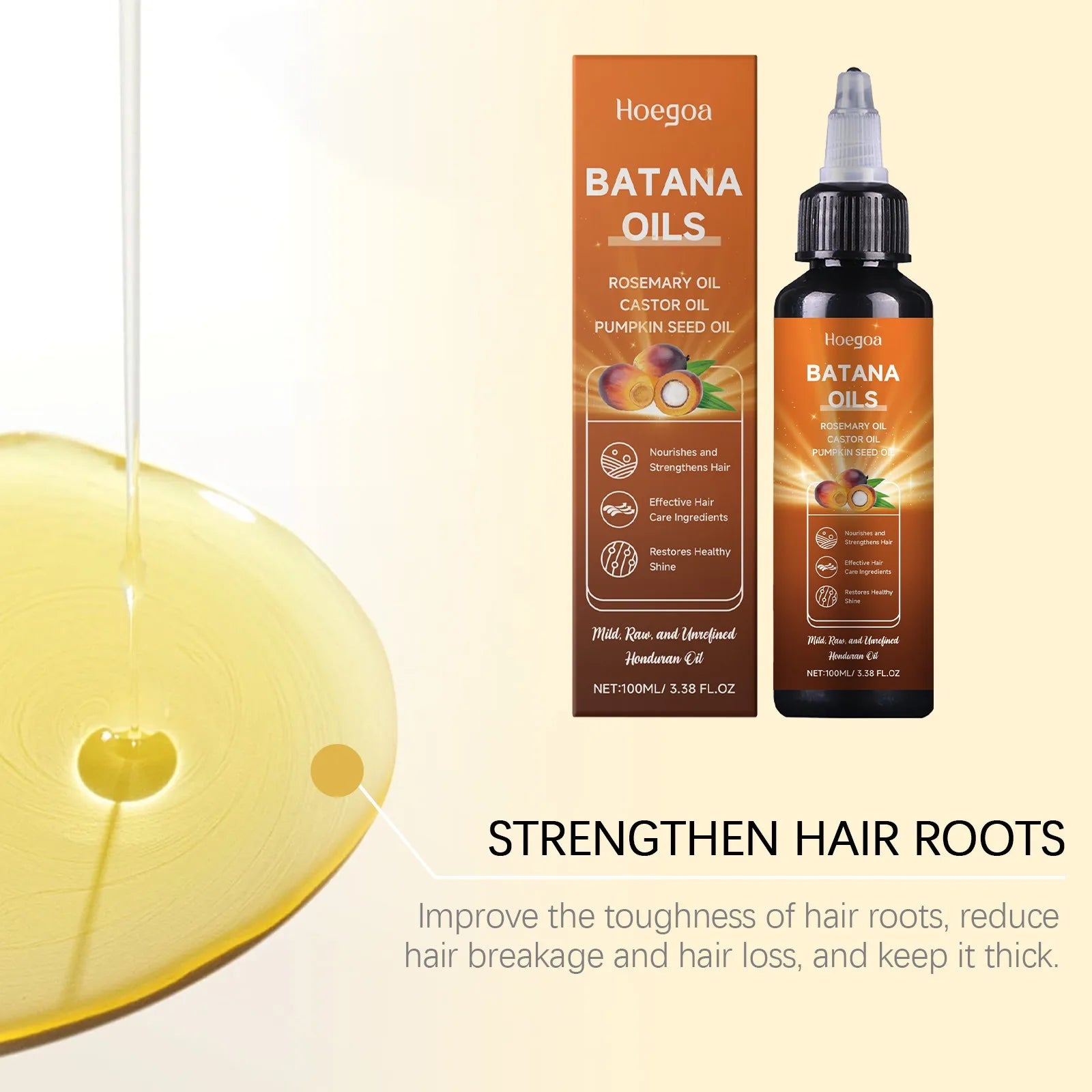Batana Rosemary Hair Growth Oil – Scalp Nourishment & Repair Hair Growth Oil Zpaxo