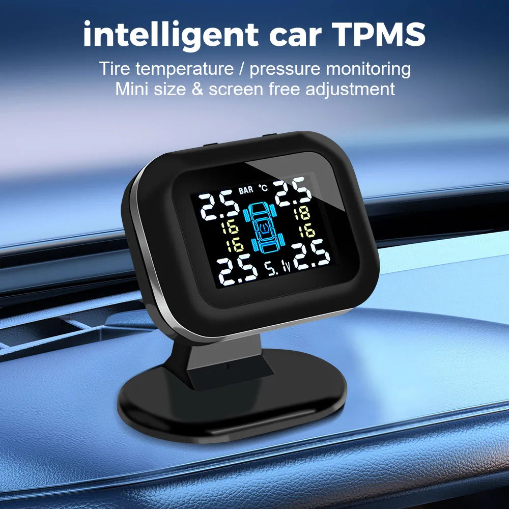 Auto Security Alarm Systems External Sensor Wireless Mini Car Tire