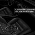 Dual Channel IR Infrared Wireless Car Headphones Stereo Headset Wired