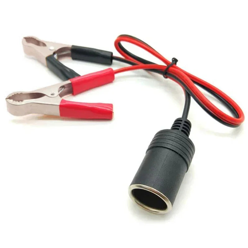 12V Heavy Duty Pure Copper Battery Alligator Clip Cigarette Lighter Zpaxo 1 pcs
