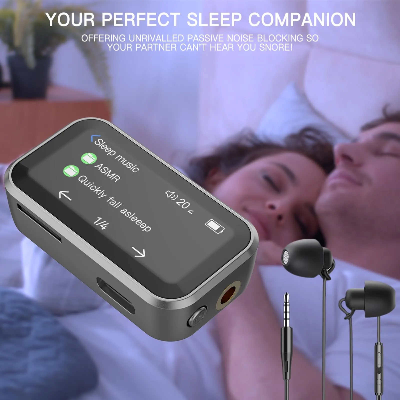 BT MP3 Player Portable Back Clip Full Touchscreen 32GB Hifi Lossless