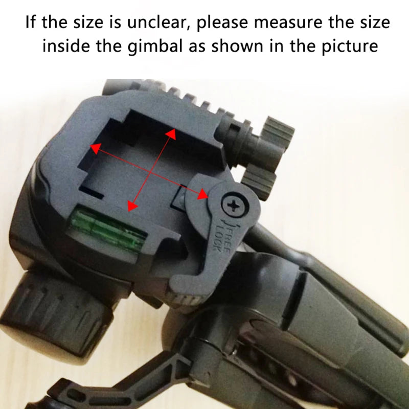 Mount Tripod Platform Quick Release Plate Camera Mounting Adapter
