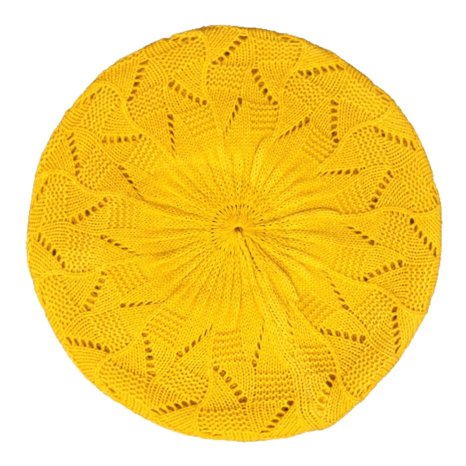 Mesh Breathable Beret – Lightweight Cotton Artist Hat