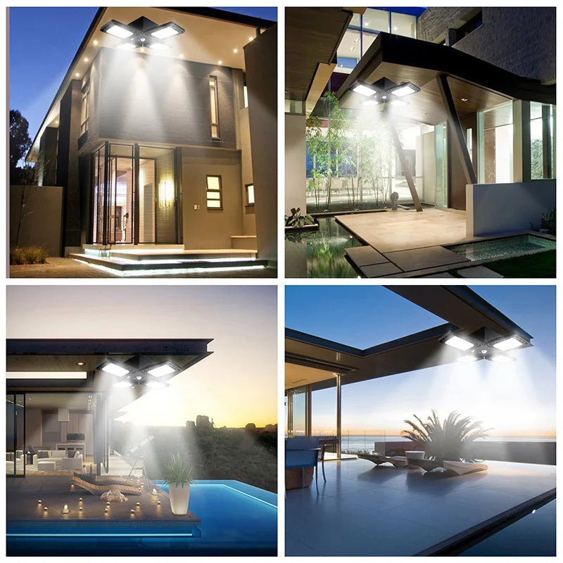 Solar Pendant Lights Indoor Led Outdoor Lighting 4 Mode Powered Shed Zpaxo