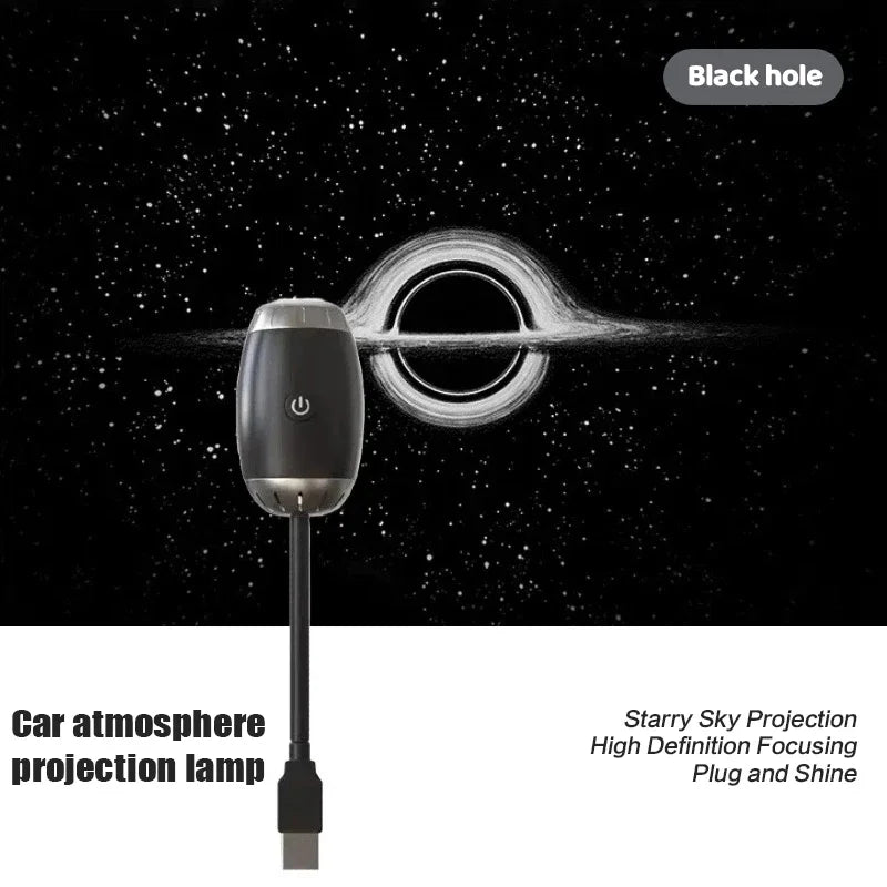 Atmosphere Projection Car Ambient Light Large Range Projection Romantic Atmosphere Multiple Scenes Adjustable Focus Distance Zpaxo B