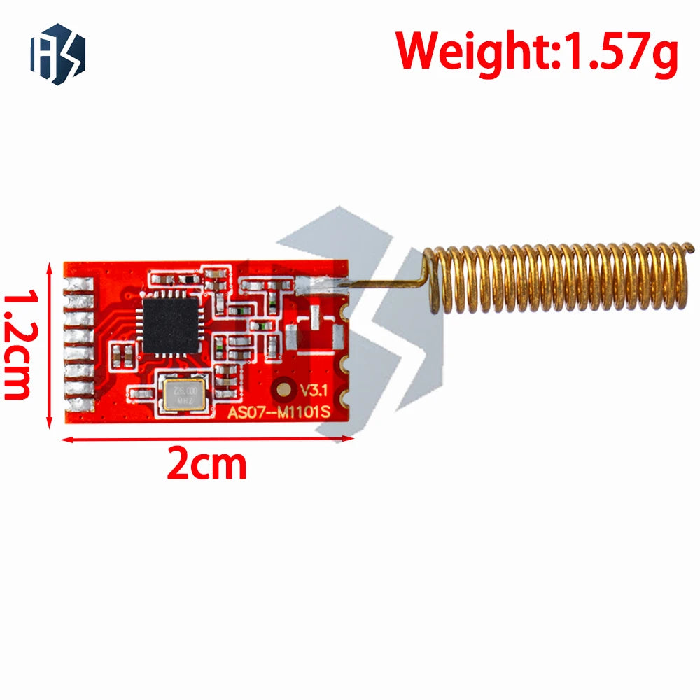 CC1101 10mW Wireless Module 433MHZ 868MHZ 300-1000M Long Distance Transmission With SMA Antenna Wireless Transceiver Module Zpaxo