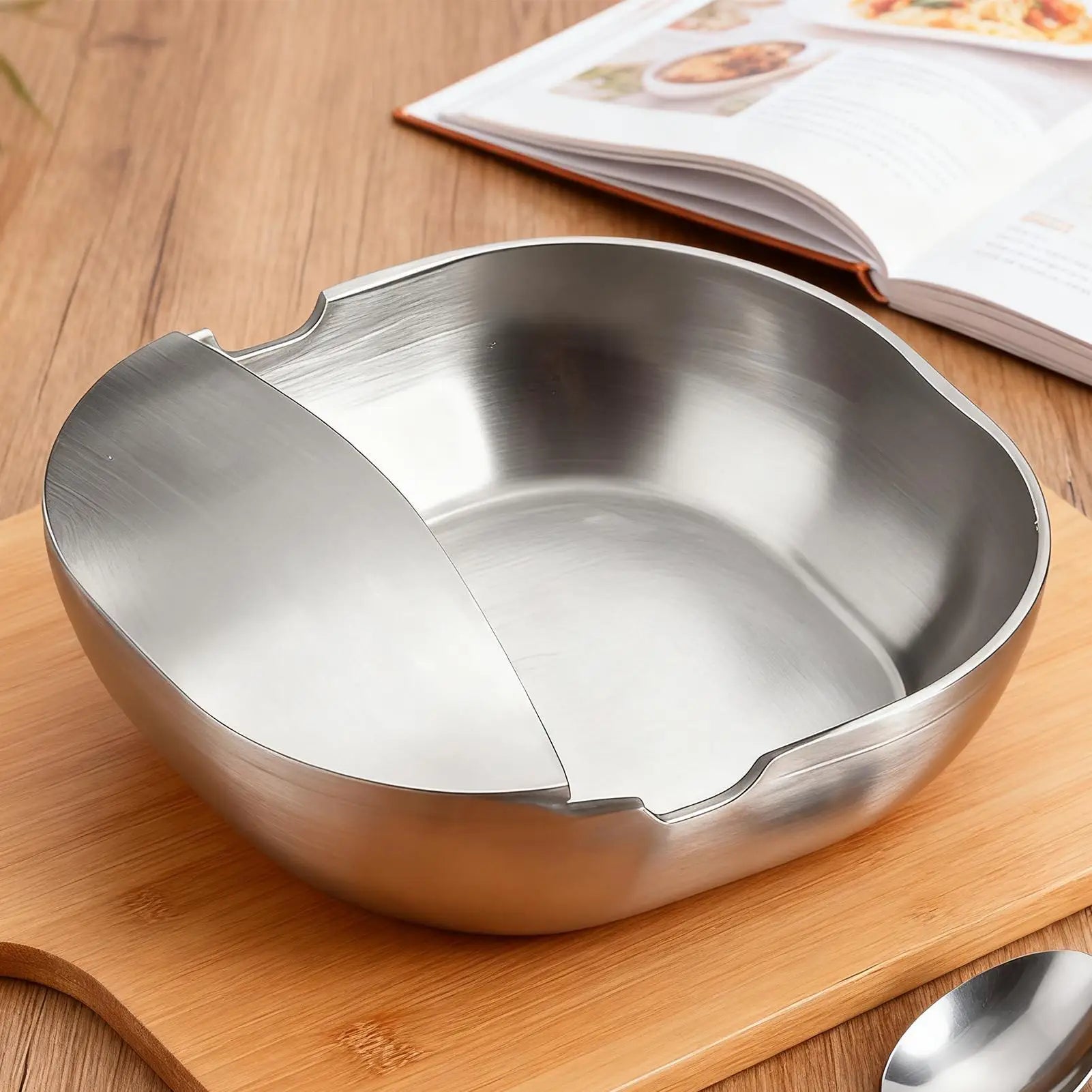 Spoon Rest Kitchen Counter Stainless Steel Stable Base Holder Ladle