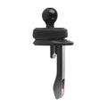Rotundity Car Phone Holder Black Plastic Car Air Outlet Holder Clip Hidden Barb Style 17mm Ball Head Base Zpaxo black
