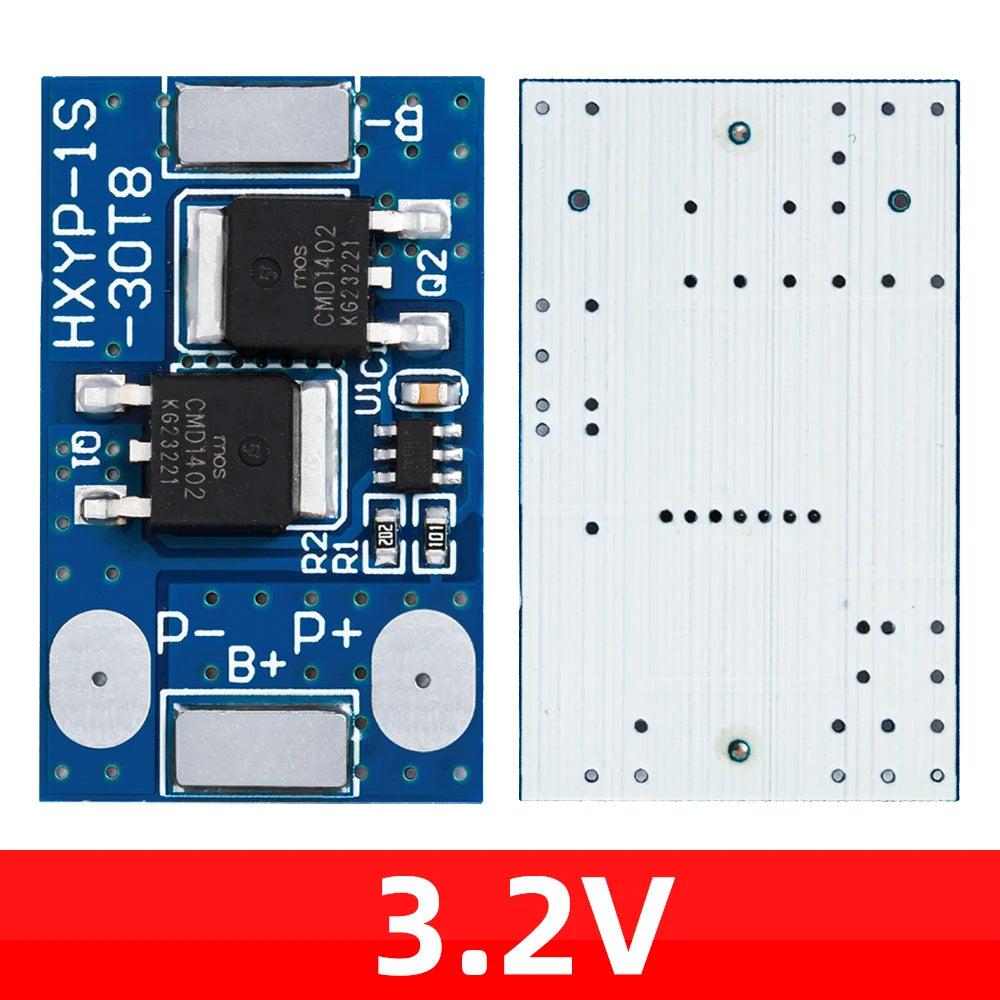 1S 7A 3.2-3.65V/3.7-4.2V LiFePO₄/Li-ion Battery Protection Board Overcurrent, Charge/Discharge Protection Zpaxo 3.2V 5PCS