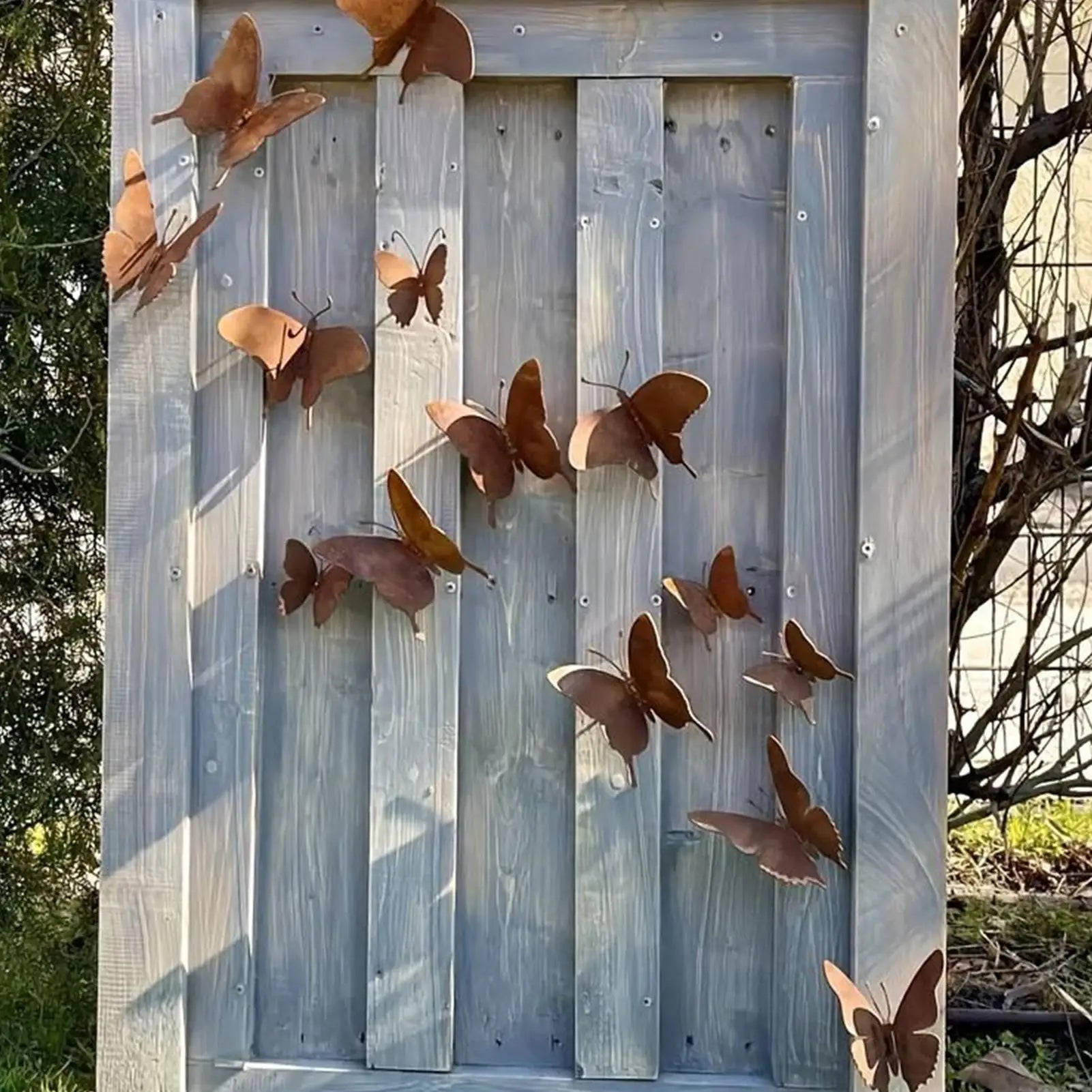 Metal Butterfly Wall Decor Aesthetic Art Girls Room Bedroom Nursery