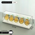 M1pc Rectangular Plastic Marathon Medal Storage Box Gold Rack