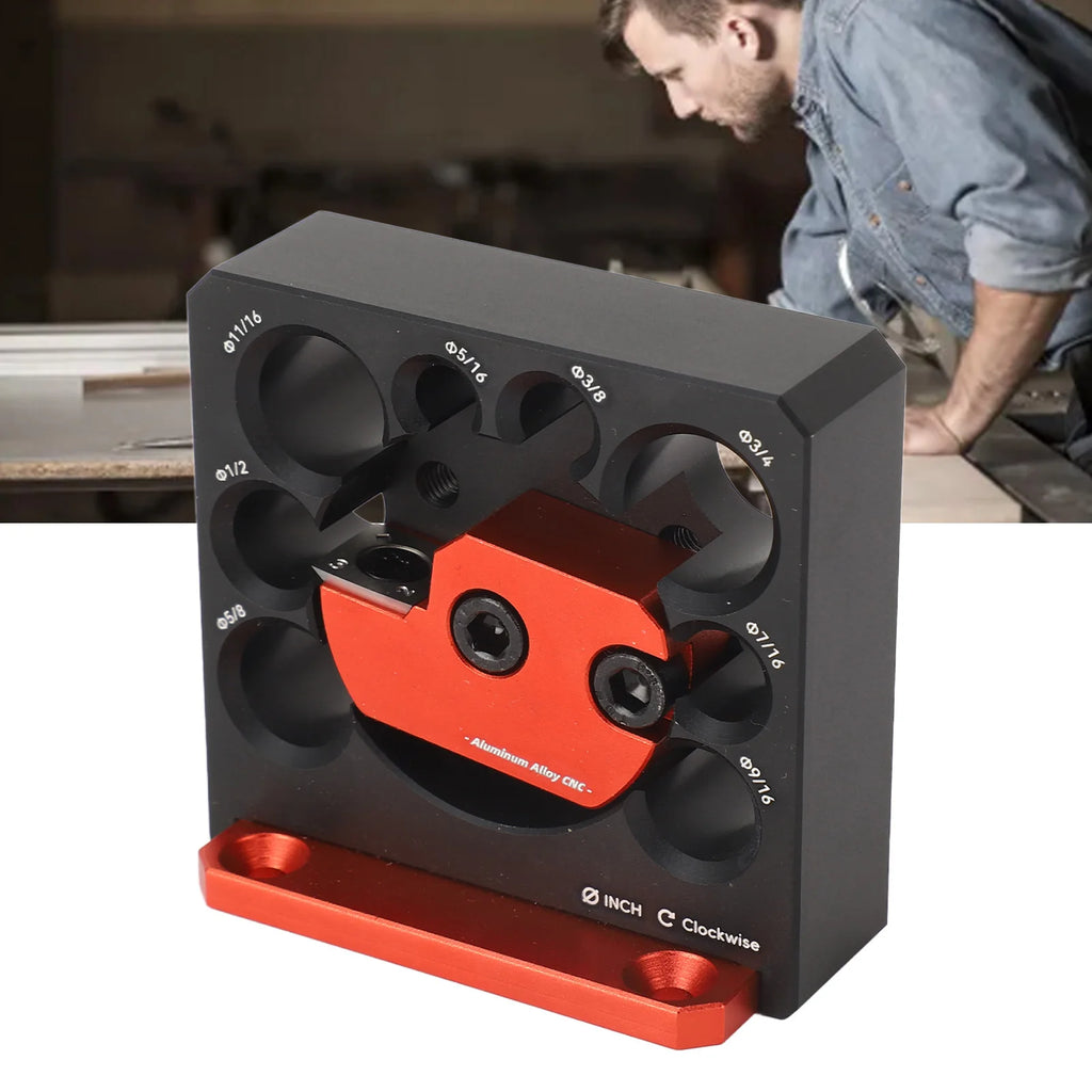 Dowel Maker Jig 8 Different Hole Diameter Smooth Cutting Tool