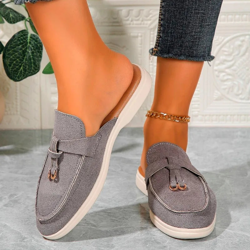 Women's Sneakers Flat Casual Shoes Slip Ladies Loafers Vulcanized