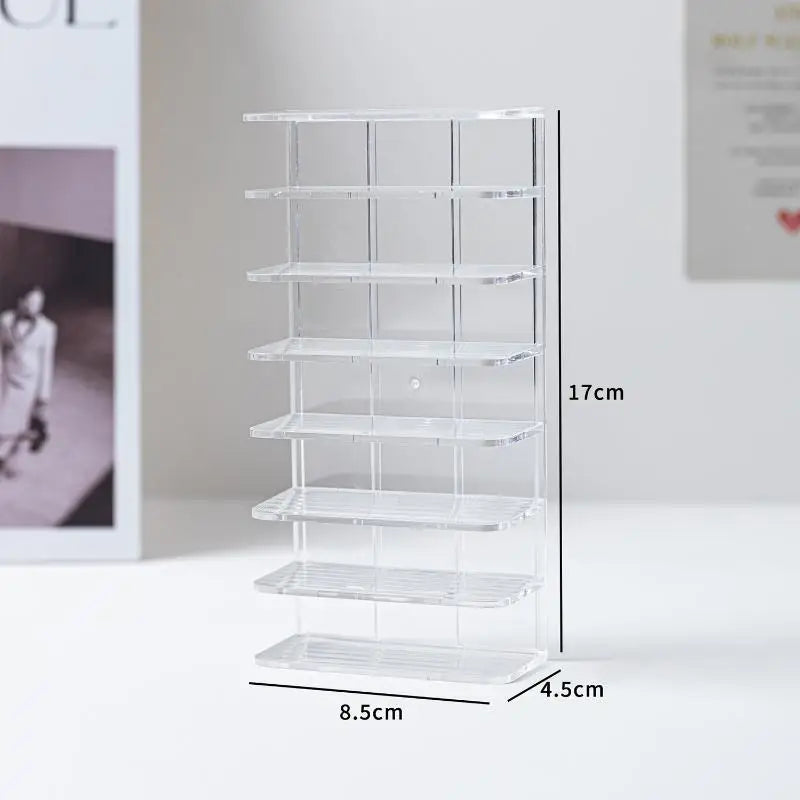 Acrylic Toy Car Display Case Multi-layered Show Box Home Wall Mounted Zpaxo Transparent
