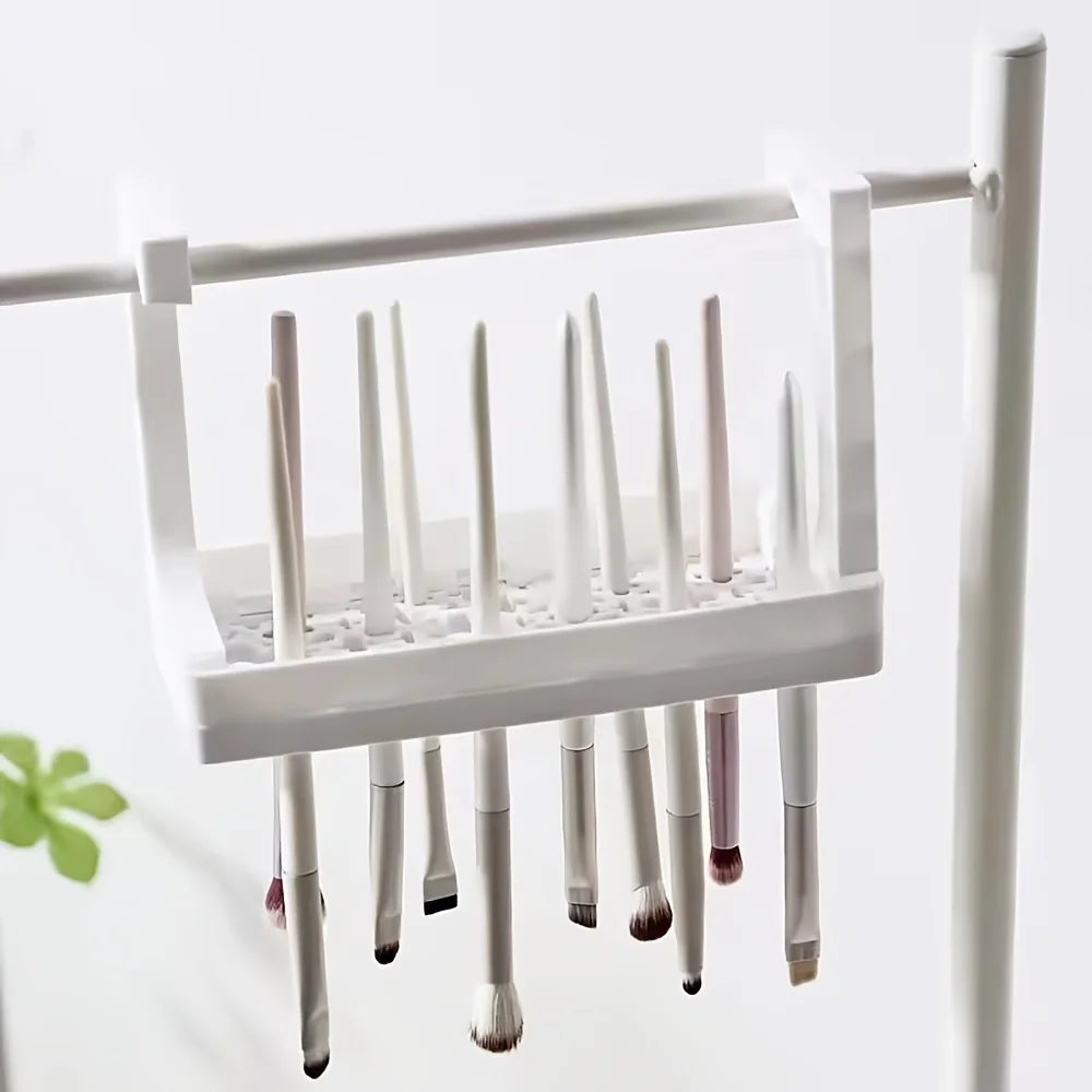Silicone Makeup Brush Holder Drying Stand Storage Case Nail Pen Zpaxo