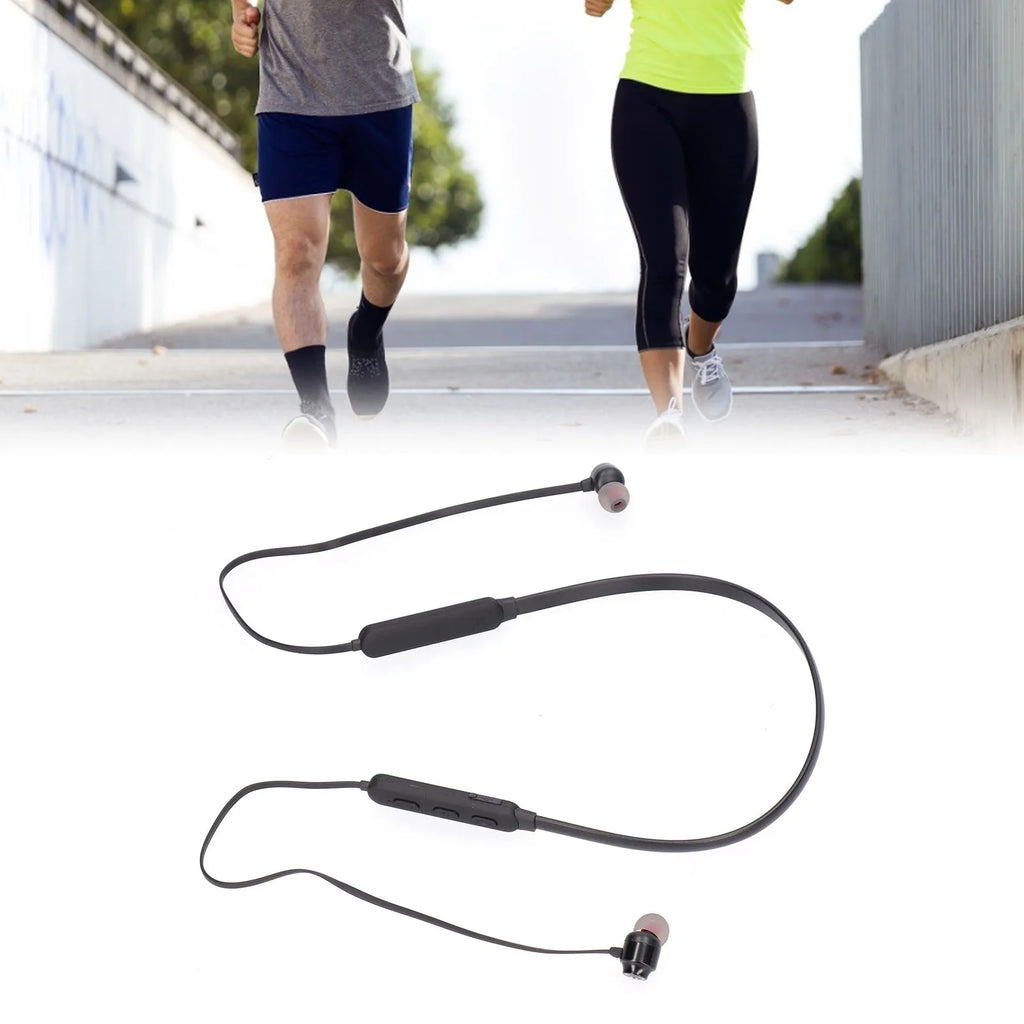 Neck Wearing 5 1 Headphone Wireless Earbud Neckband Headset Exercise