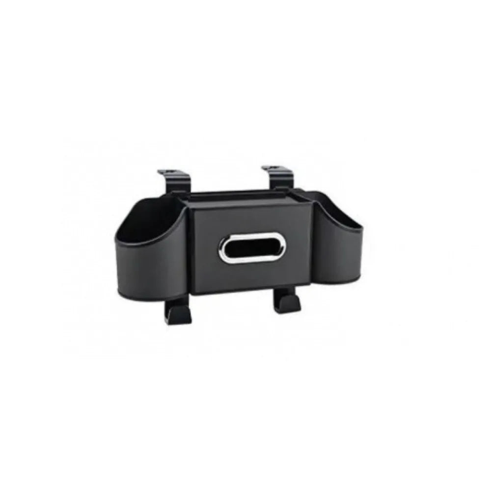 Hanging Car Backseat Organizer Cup Holder Mobile Phone Stand Storage Zpaxo Black