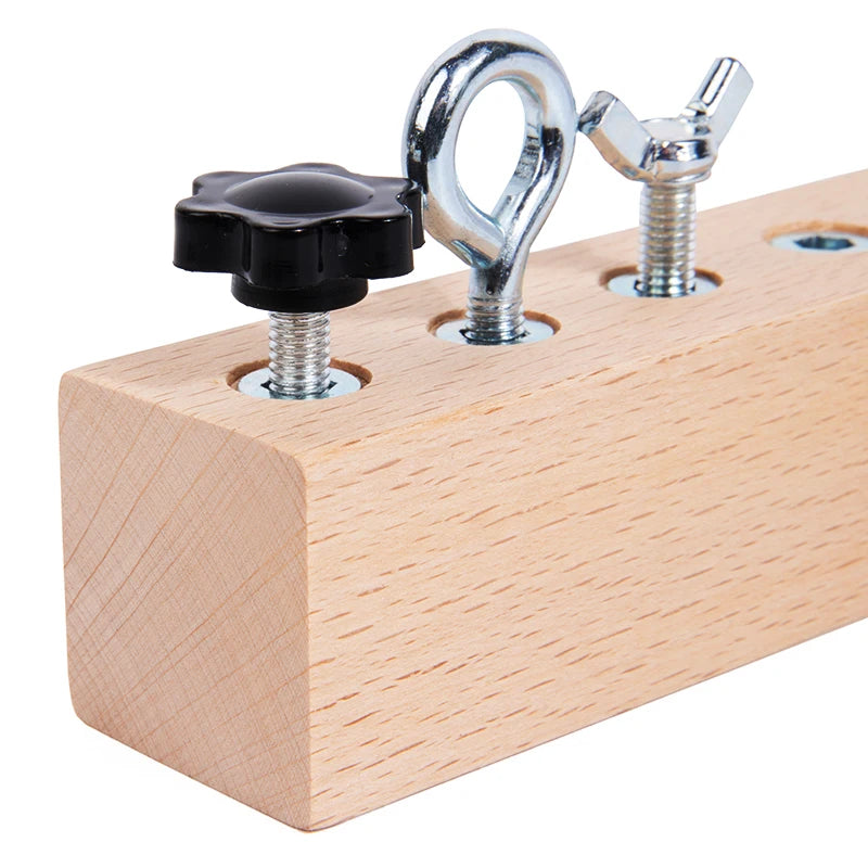Kids Wooden Screw Nut Disassembly Toy - Early Education Montessori Fine Motor Skills Trainingimprove Patience And Concentration Zpaxo