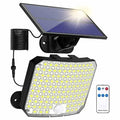 Solar Powered Lights Waterproof 118LED Split Motion Sensor Flood Wall Light Remote Security Solar Security Lamp for Garden Zpaxo 118Led China Mainland