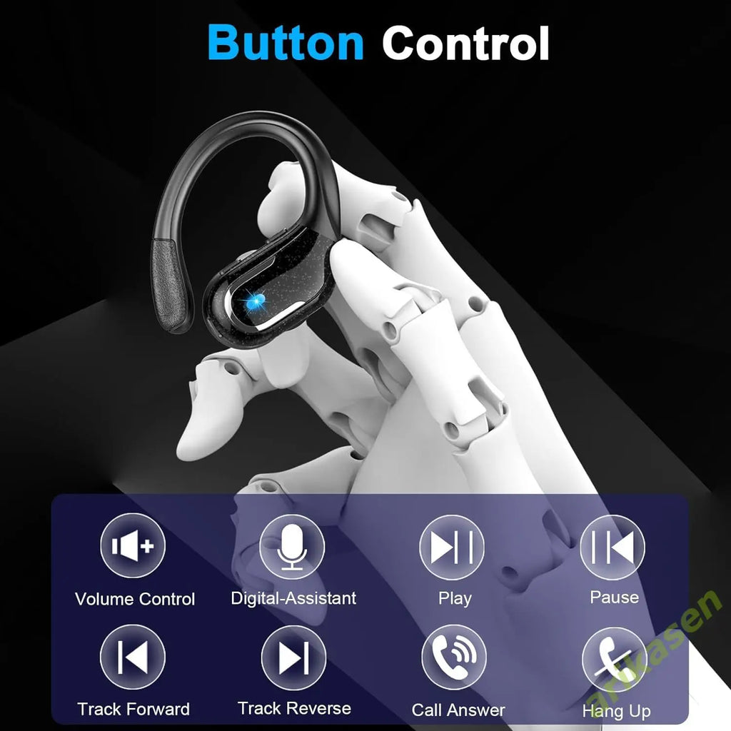 75Hrs Bluetooth 5 3 Earphones IP7 Waterproof Wireless Headphones ENC