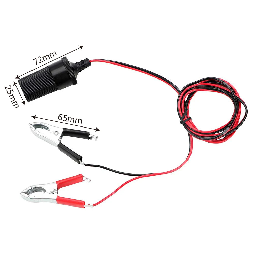 Car Accessories 12V 15A Female Batteries Socket Plug Battery Terminal