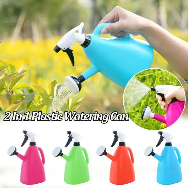 1L 2-in-1 Adjustable Spray Bottle & Plant Watering Can