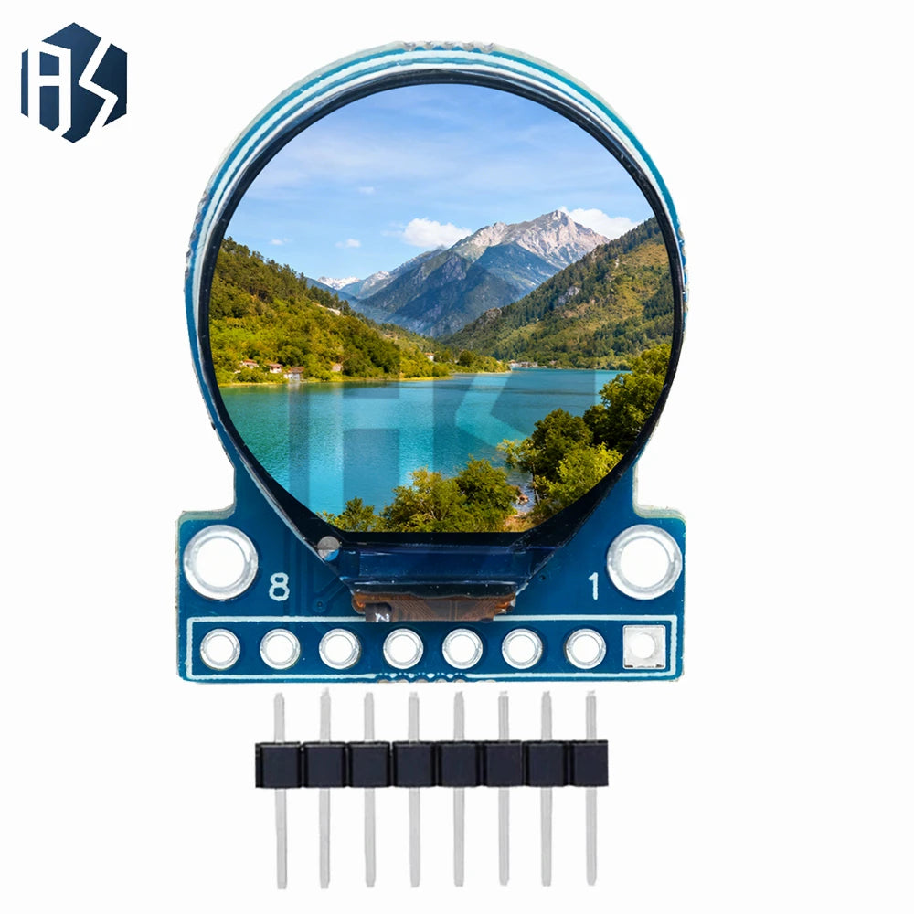 TFT Display LCD Module Round RGB 160 GC9A01 Driver 8PIN SPI Interface Zpaxo
