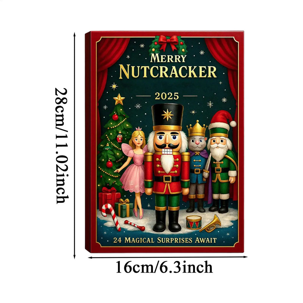 Nutcracker Advent Calendar 2025 24 Days 2D Acrylic Ornament Christmas
