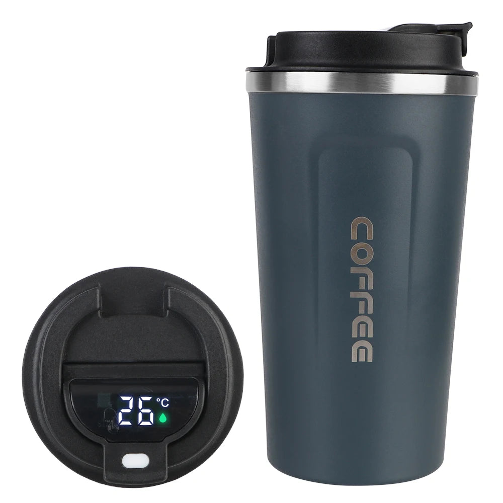 Thermo Cafe Coffee Mug 380 Car Thermos Leak Proof Travel Cup Tea